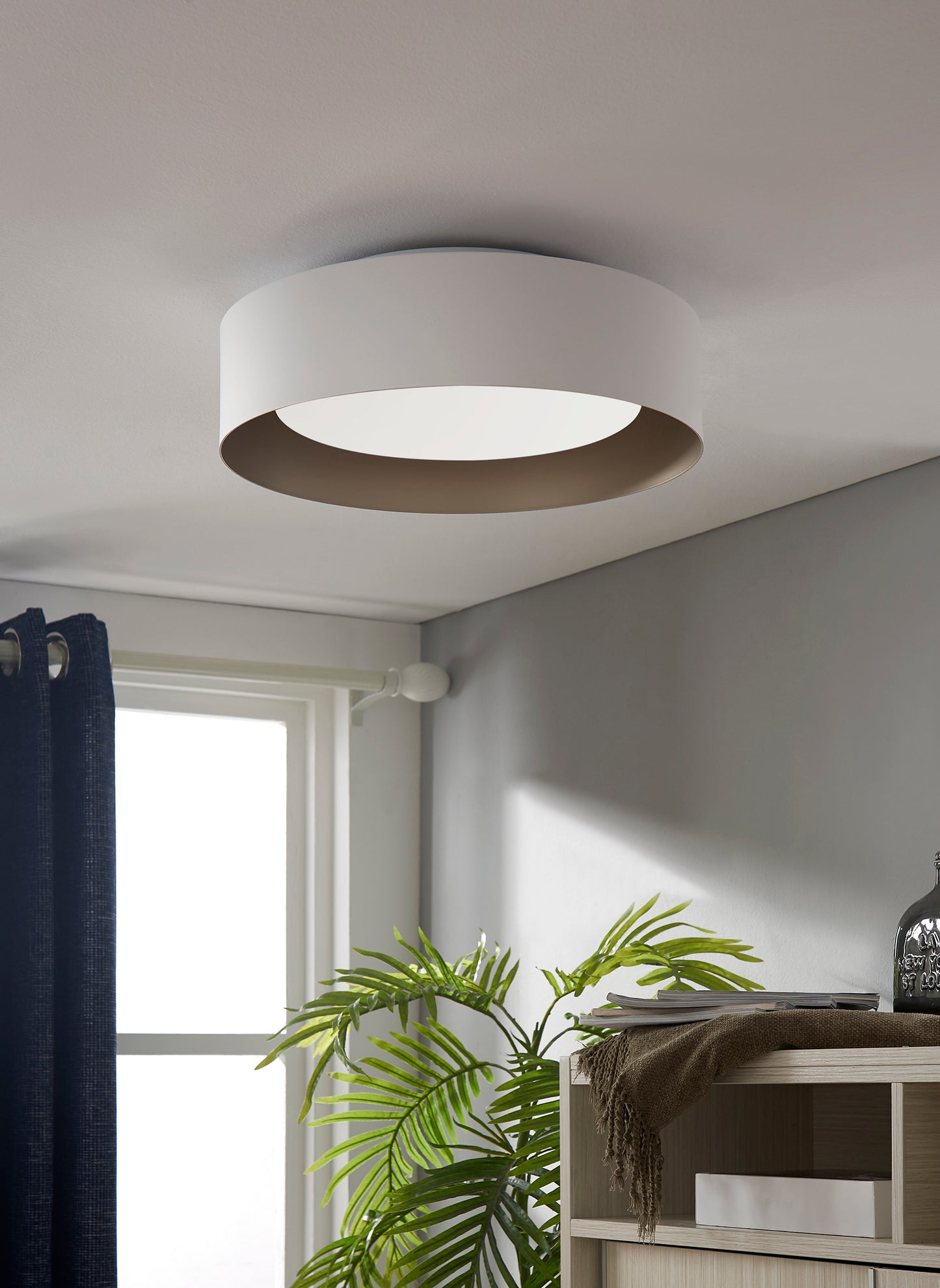 Lynch White and Champagne Ceiling Light