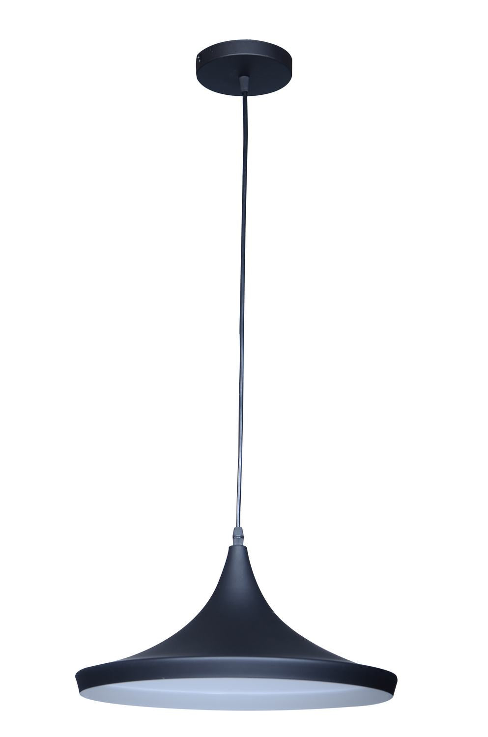 Berkley Black Single Light Pendant B6002