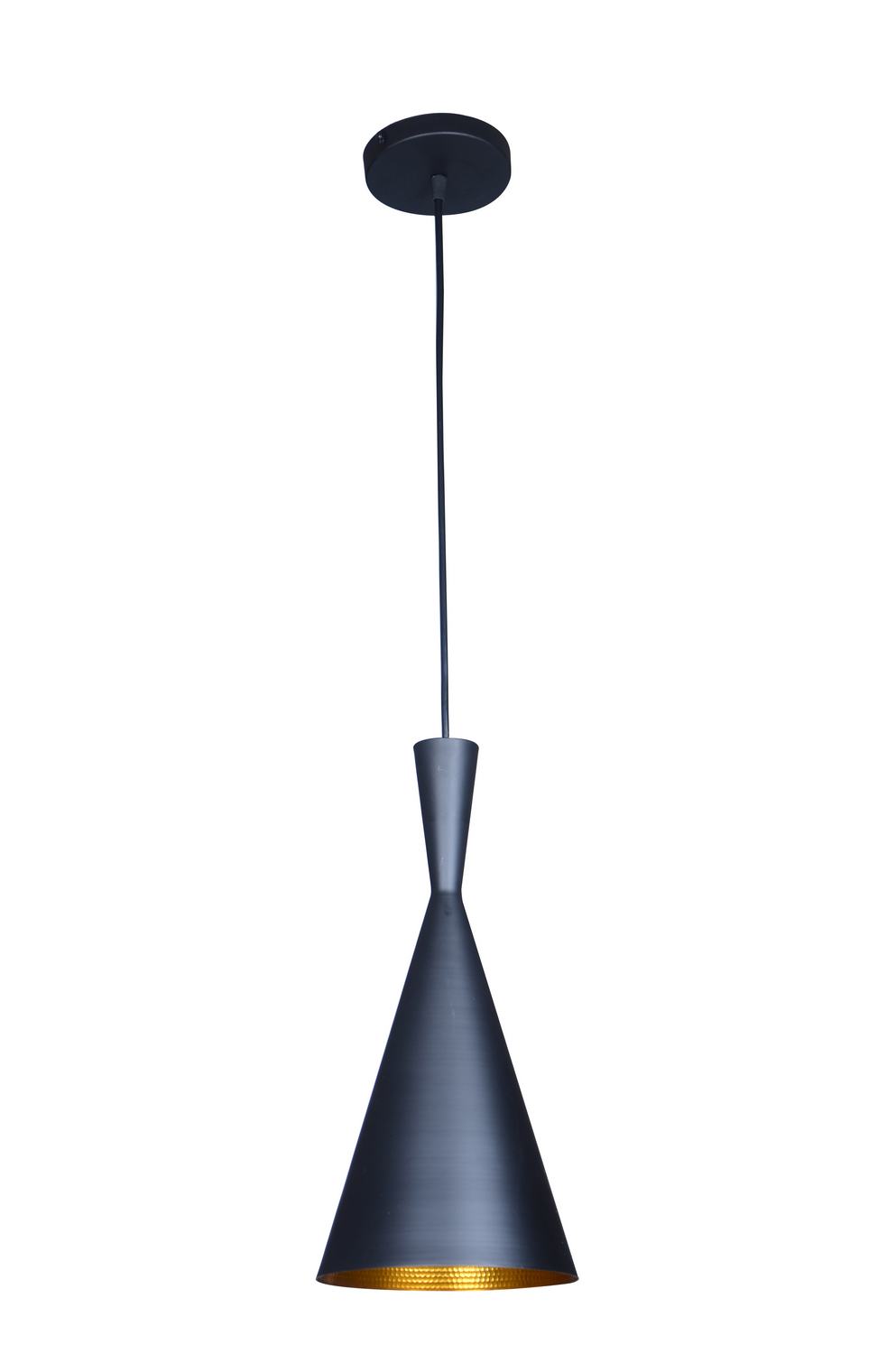 Berkley Black Single Light Pendant B6101
