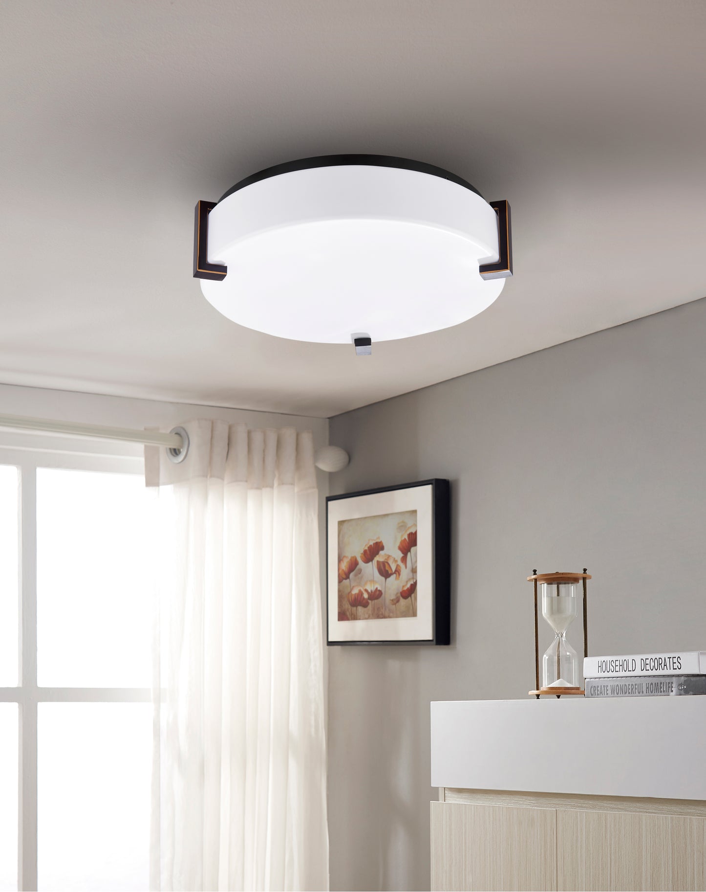 Harlan 2 Light 13.70' Diameter Flush mount Mount Ceiling Fixture
