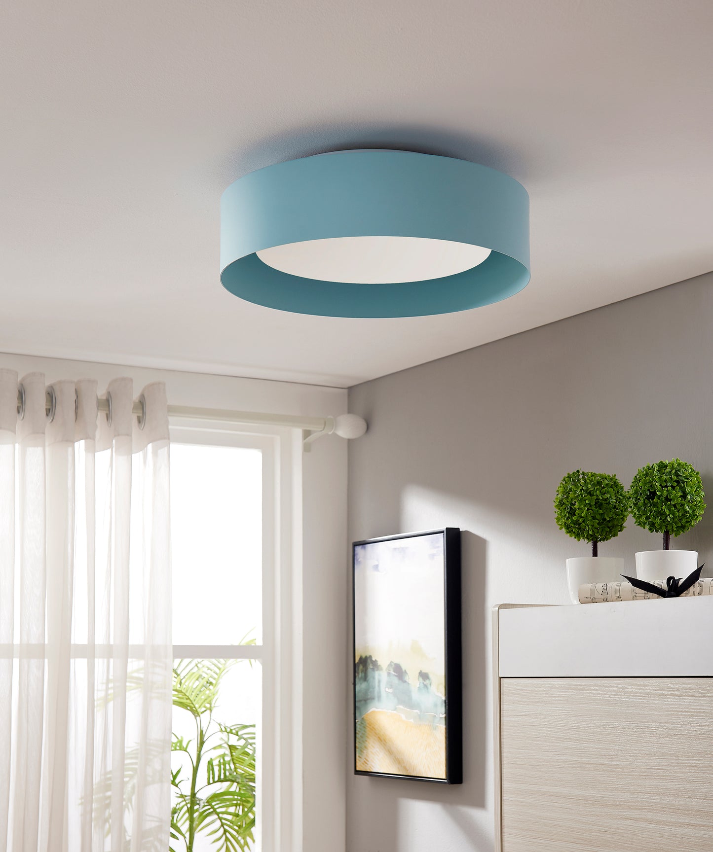 Lynch Baby Blue Ceiling Light