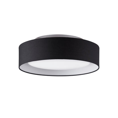 Naomi Flush Mount Black Outside/White Inside