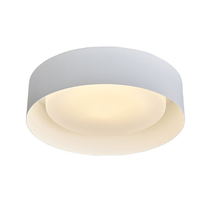Marley Led Flush mount Ceiling Fixture in White