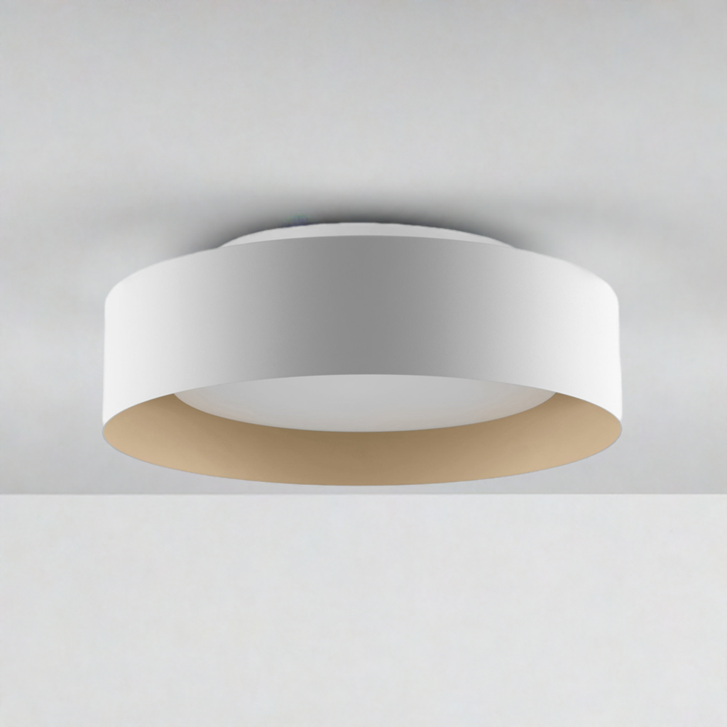 Lynch White and Beige Ceiling Light