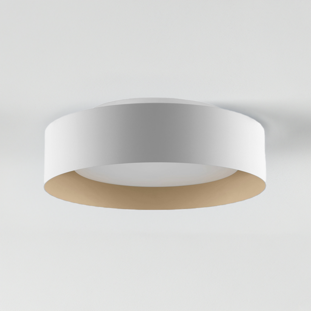 Lynch White and Beige Ceiling Light